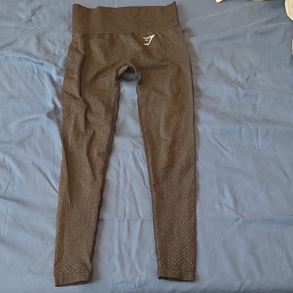 Gymshark Black Seamless High-Waist Leggings Small